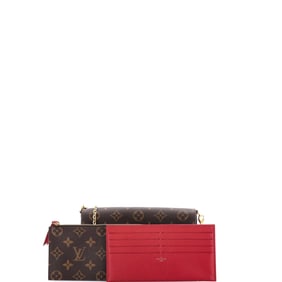 Louis Vuitton Felicie Pochette Monogram Canvas Brown