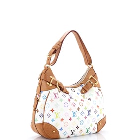 Louis Vuitton Greta Handbag Monogram Multicolor White