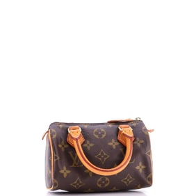 Louis Vuitton Speedy Mini HL Handbag Monogram Canvas Brown