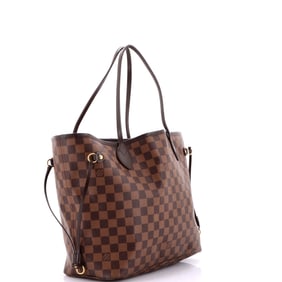 Louis Vuitton Neverfull Tote Damier MM Brown