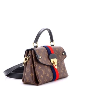 Louis Vuitton Georges Handbag Monogram Canvas BB Blue, Brown, Red