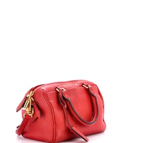 Louis Vuitton Speedy Bandouliere NM Bag Monogram Empreinte Leather 20 Red