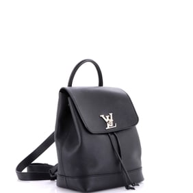 Louis Vuitton Lockme Backpack Leather Black