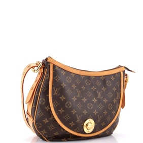Louis Vuitton Tulum Handbag Monogram Canvas GM Brown