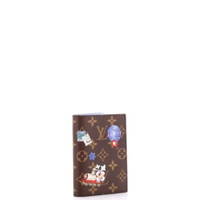 Louis Vuitton Passport Cover Limited Edition Vivienne Xmas Monogram Canvas Brown