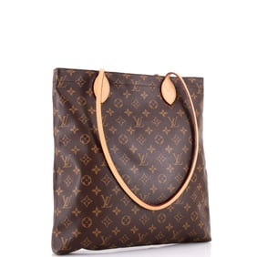 Louis Vuitton Carry It Tote Monogram Canvas Brown