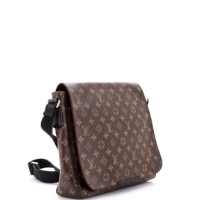 Louis Vuitton District Messenger Bag Macassar Monogram Canvas MM Brown
