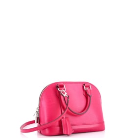 Louis Vuitton Alma Handbag Epi Leather BB Pink