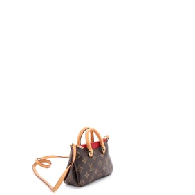 Louis Vuitton Pallas Tote Monogram Canvas with Leather Nano Brown