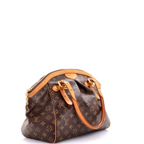 Louis Vuitton Tivoli Handbag Monogram Canvas GM Brown