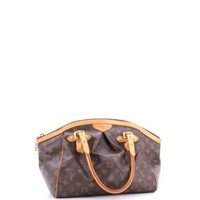 Louis Vuitton Tivoli Handbag Monogram Canvas GM Brown