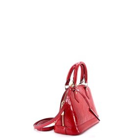 Louis Vuitton Alma Handbag Monogram Vernis BB Red