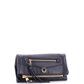 Louis Vuitton Petillante Clutch Monogram Empreinte Leather Blue