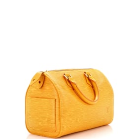 Louis Vuitton Speedy Handbag Epi Leather 25 Yellow
