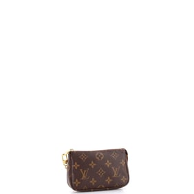 Louis Vuitton Pochette Accessoires Monogram Canvas Mini Brown
