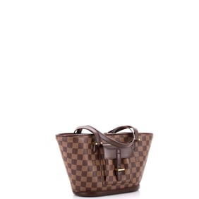 Louis Vuitton Manosque Handbag Damier PM Brown