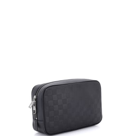 Louis Vuitton Toiletry Pouch Damier Infini Leather GM Black