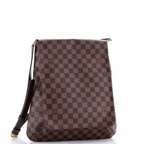 Louis Vuitton Musette Handbag Damier GM Brown