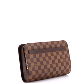 Louis Vuitton Pochette Saint Louis Damier Brown
