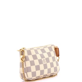 Louis Vuitton Pochette Accessoires Damier Mini White