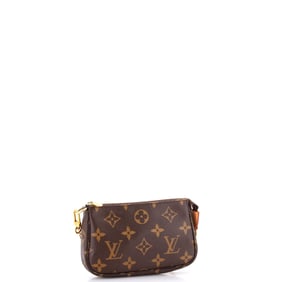 Louis Vuitton Pochette Accessoires Monogram Canvas Mini Brown