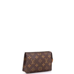 Louis Vuitton Toiletry Pouch Monogram Canvas 15 Brown