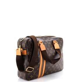 Louis Vuitton Sac Bosphore Handbag Monogram Canvas Brown