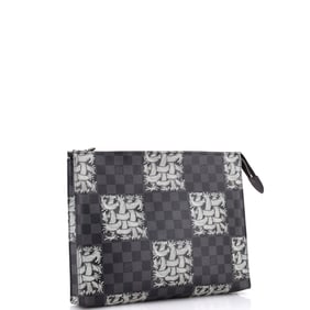 Louis Vuitton Pochette Jour Limited Edition Nemeth Damier Graphite GM Black