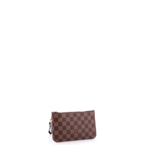 Louis Vuitton Neverfull Pochette Damier Small Brown