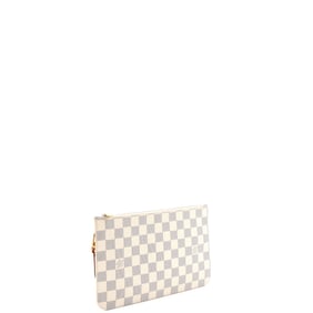Louis Vuitton Neverfull Pochette Damier Large White
