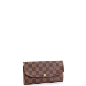 Louis Vuitton Emilie Wallet Damier Brown