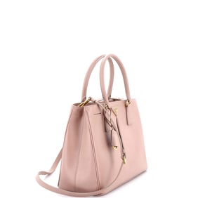Prada Gardener's Tote Saffiano Leather Medium Neutral