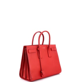 Saint Laurent Sac de Jour Bag Leather Large Red