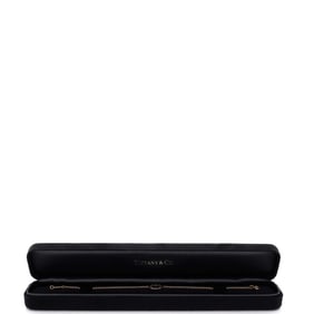 Tiffany & Co. Atlas Pierced Chain Bracelet 18K Yellow Gold with Diamonds Yellow Gold