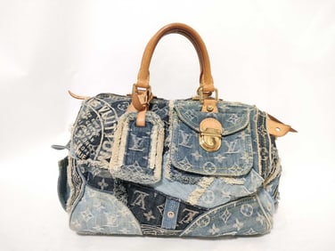 Louis Vuitton Speedy 30, Monogram Denim Patchwork