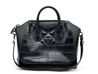 Givenchy Antigona Bag in Crocodile Effect Leather