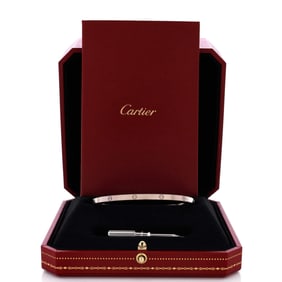 Cartier Love Bracelet 18K White Gold Small