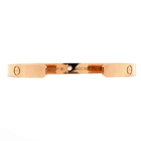 Cartier Love Cuff Bracelet 18K Rose Gold with Pink Sapphire