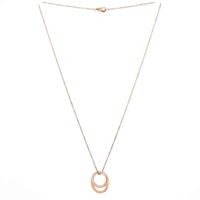 Cartier Etincelle de Cartier Pendant Necklace 18K Rose Gold with Diamonds