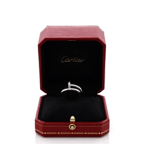 Cartier Juste un Clou Ring 18K White Gold with Diamonds