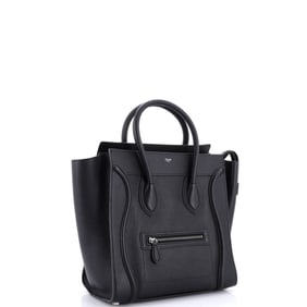Celine Luggage Bag Grainy Leather Mini