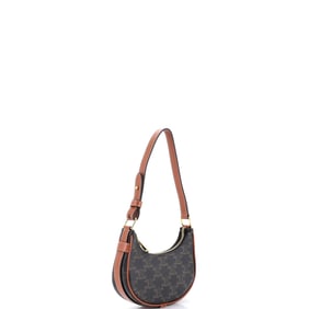 Celine Ava Bag Triomphe Coated Canvas Mini