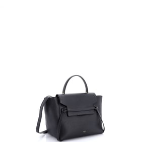 Celine Belt Bag Textured Leather Mini