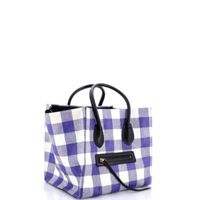 Celine Phantom Bag Woven Gingham Medium