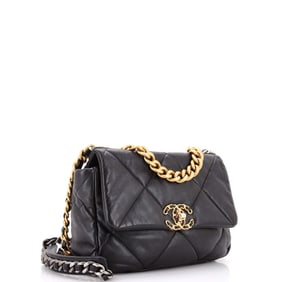 Chanel 19 Flap Bag Quilted Leather Medium