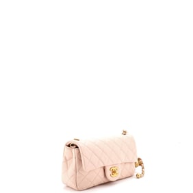 Chanel Pearl Crush Flap Bag Quilted Lambskin Mini