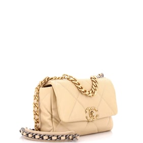 Chanel 19 Flap Bag Quilted Leather Medium