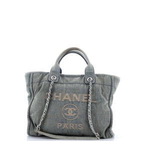 Chanel Deauville NM Tote Denim Small