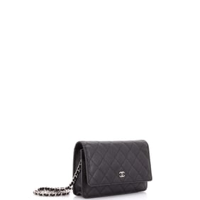 Chanel Wallet on Chain Quilted Caviar
