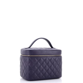 Chanel Classic Vanity Case Quilted Caviar Medium
